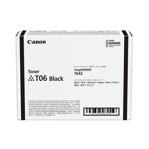 Canon Toner CRG-T06, seria Runner 1643, 20.500 pagini/5%, Negru
