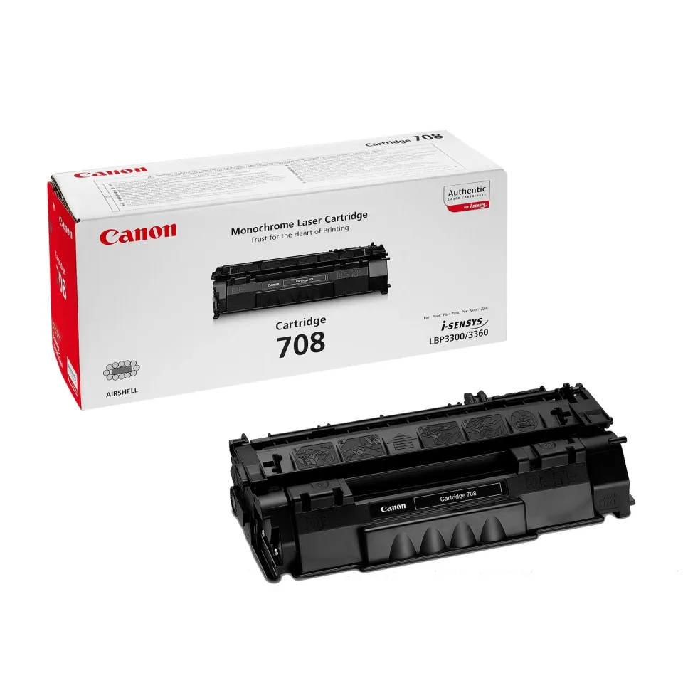 Canon Toner 708, LBP3300, 2500 pagini/5%, Negru