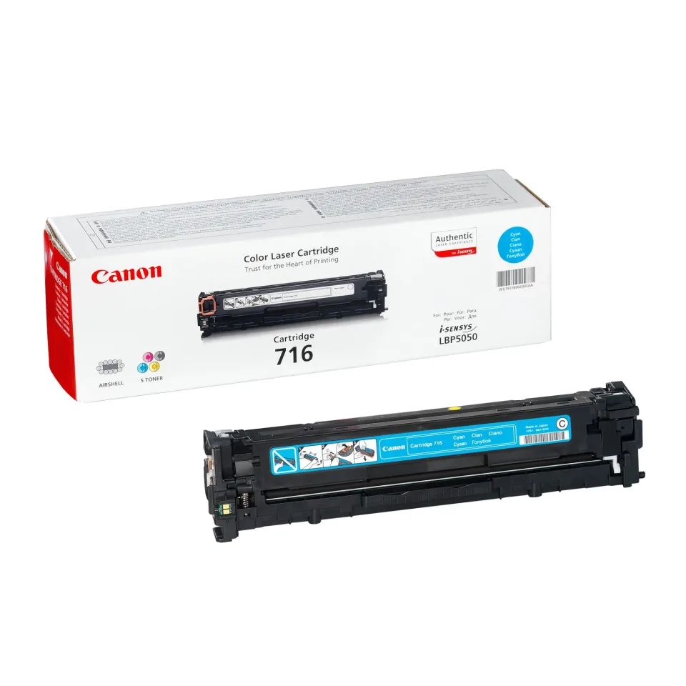 Canon Toner CRG716, LBP5050, 1500 pagini/5%, Cyan