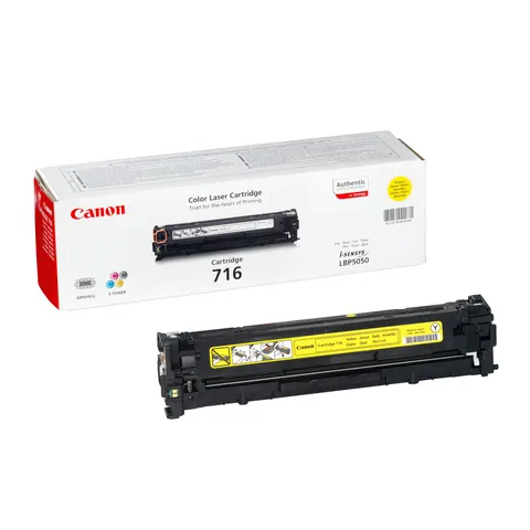 Canon Toner CRG716, LBP5050, 1500 pagini/5%, Galben
