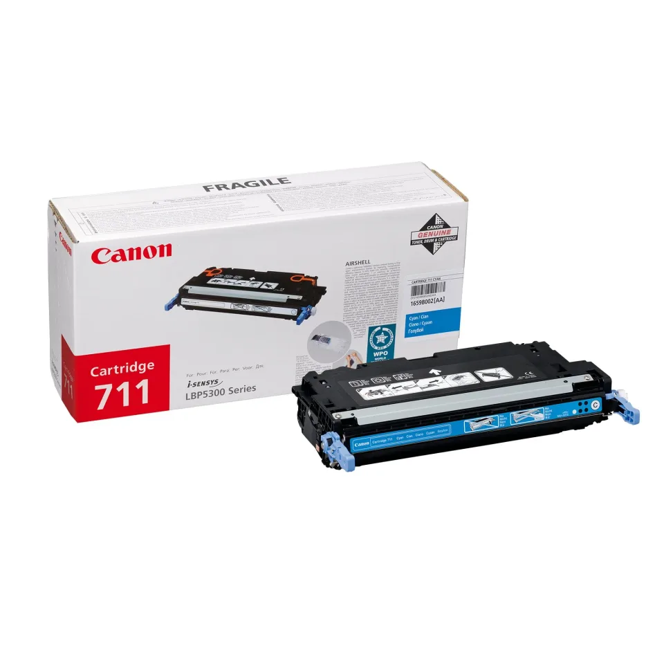Canon Toner CRG-711, LBP5300, 6000 pagini/5%, Cyan