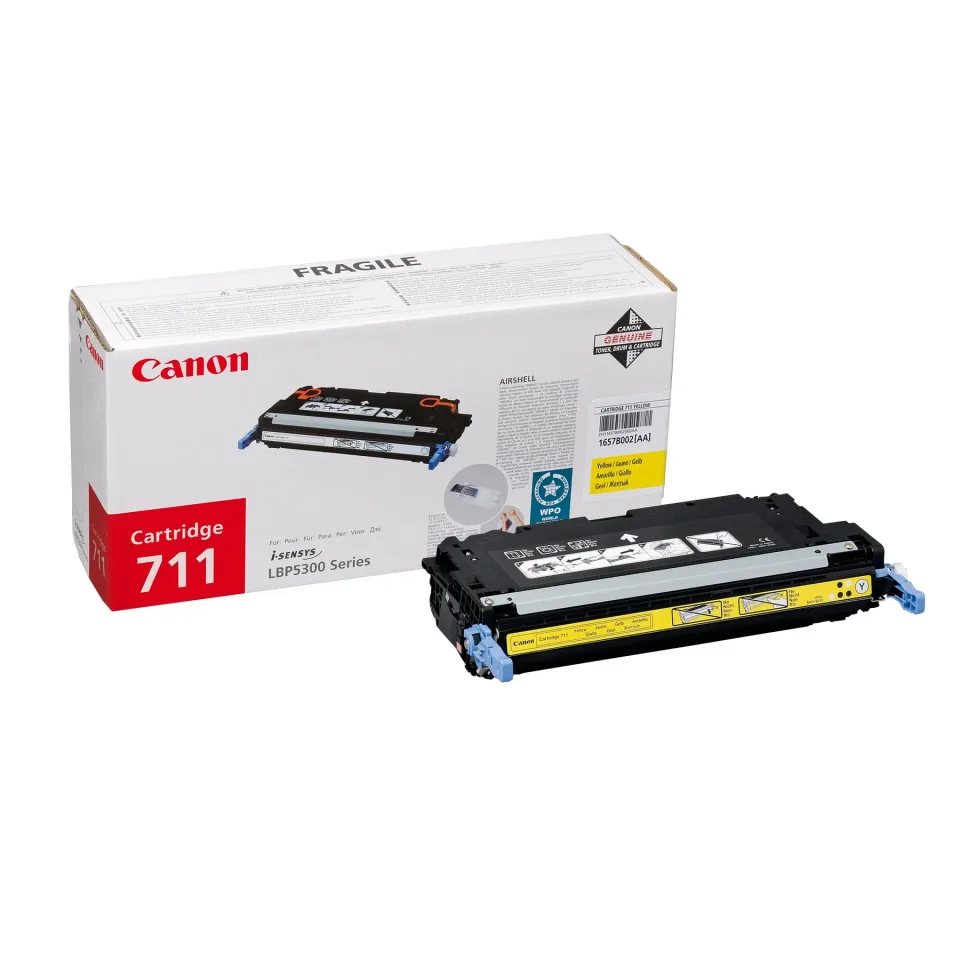 Canon Toner CRG-711, LBP5300, 6000 pagini/5%, Galben
