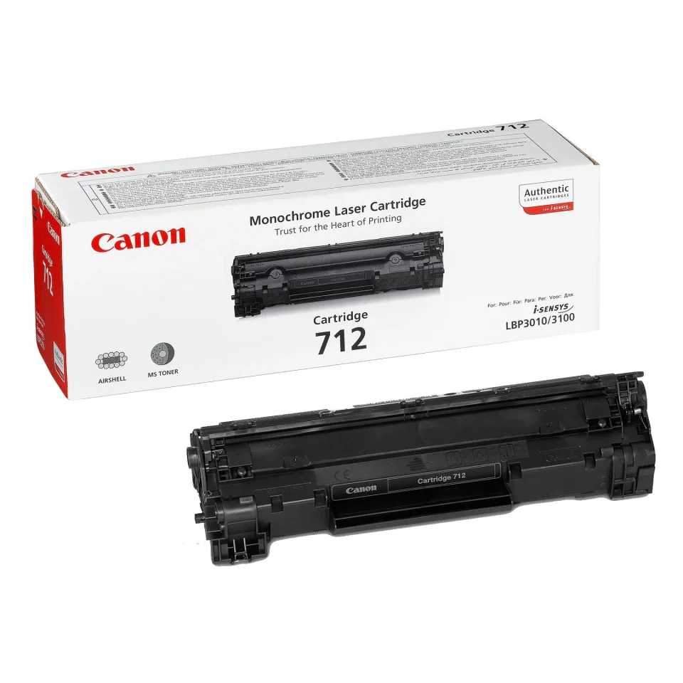 Canon Toner CRG712, LBP3010/3100, 1500 pagini/5%, Negru