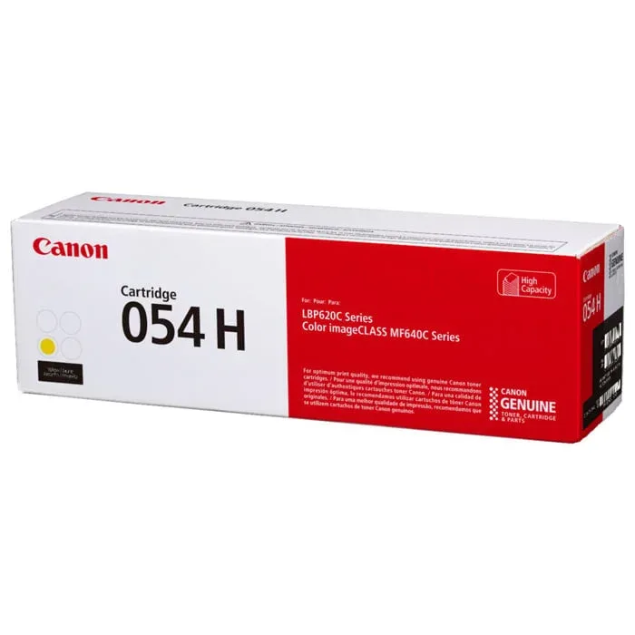 Canon Toner CRG-054H, 2300 pagini/5%, Galben