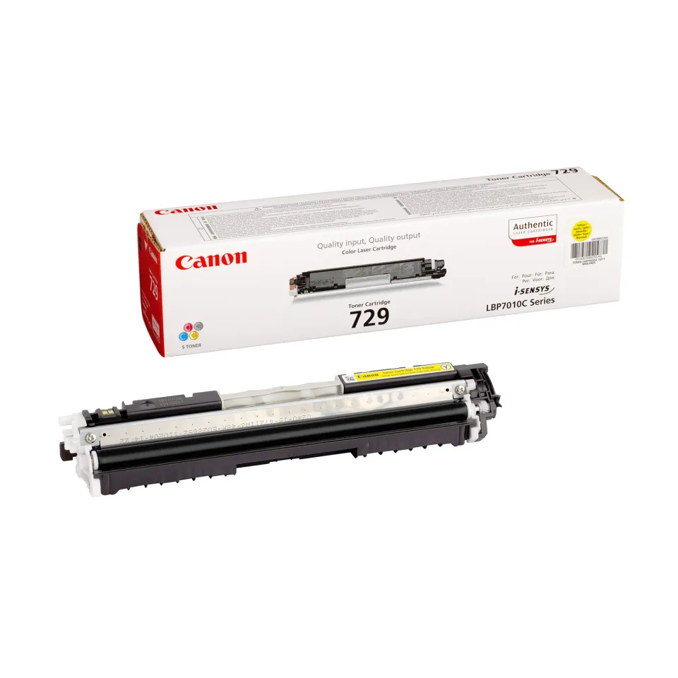 Canon Toner CRG-729, 1,000 pagini/5%, Galben