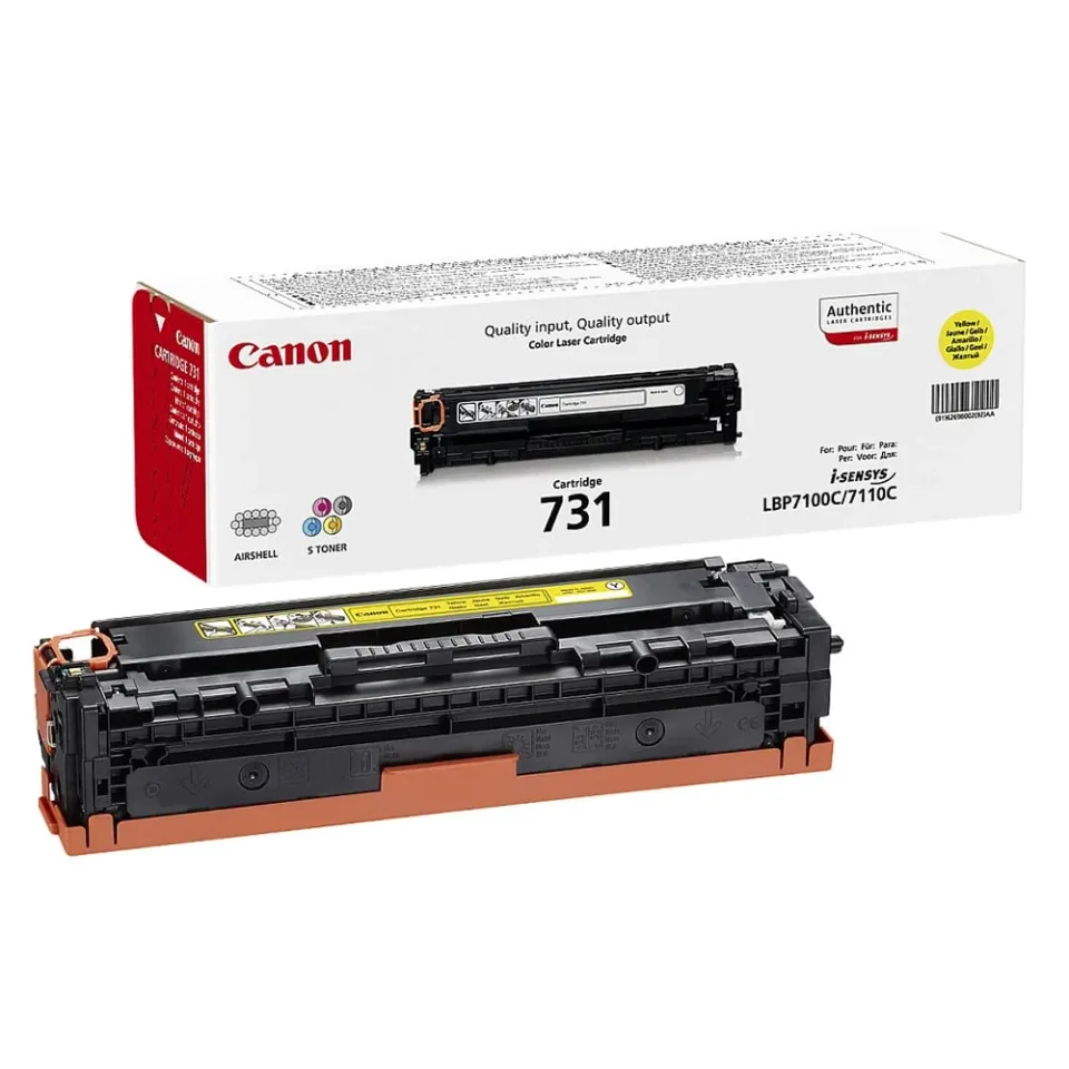 Canon Toner CRG-731, 1500 pagini/5%, Galben