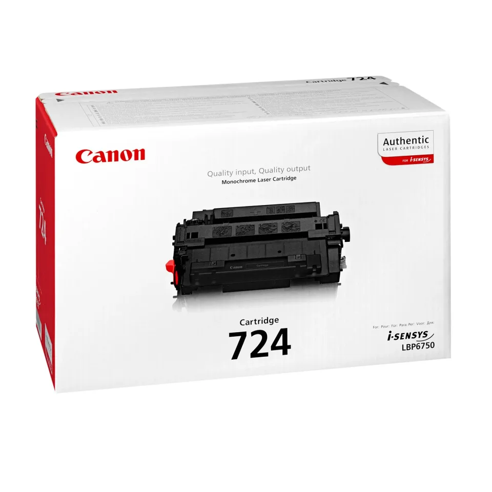 Canon Toner CRG-724, LBP6750DN, 6 000 pagini/5%, Negru