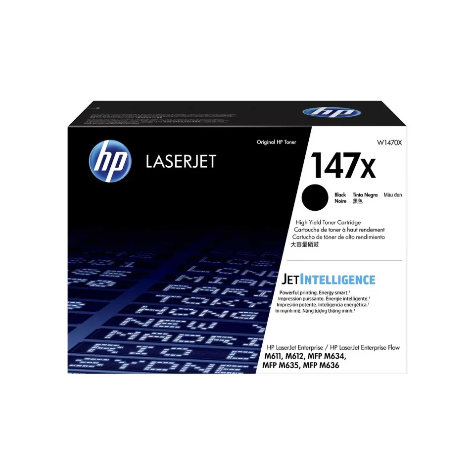 HP Toner W1470X, 147X, 25.200 pagini/5%, Negru