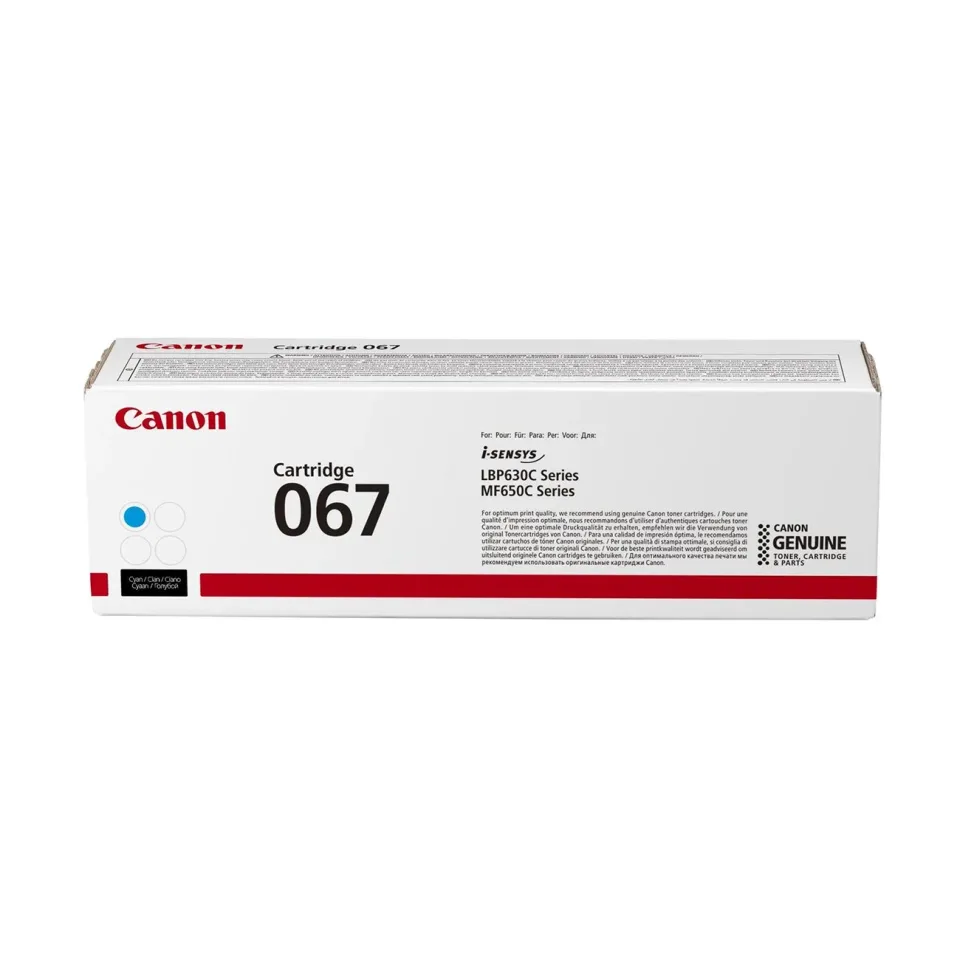 Canon Toner CRG-067, MF65x/LBP63x, 1250 pagini/5%, Cyan