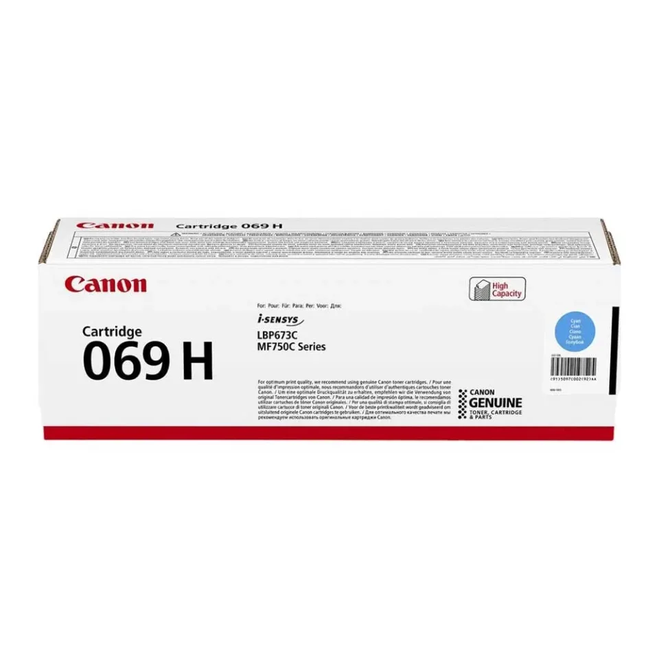 Canon Toner CRG-069H MF75x/LBP673, 5500 pagini/5%, Cyan