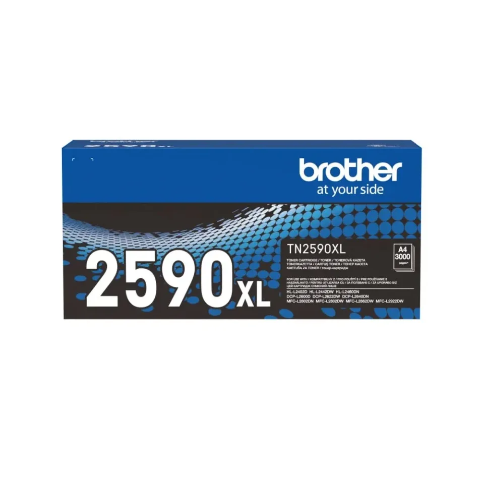 Brother Toner TN-2590XL, 3000 pagini/5%, Negru