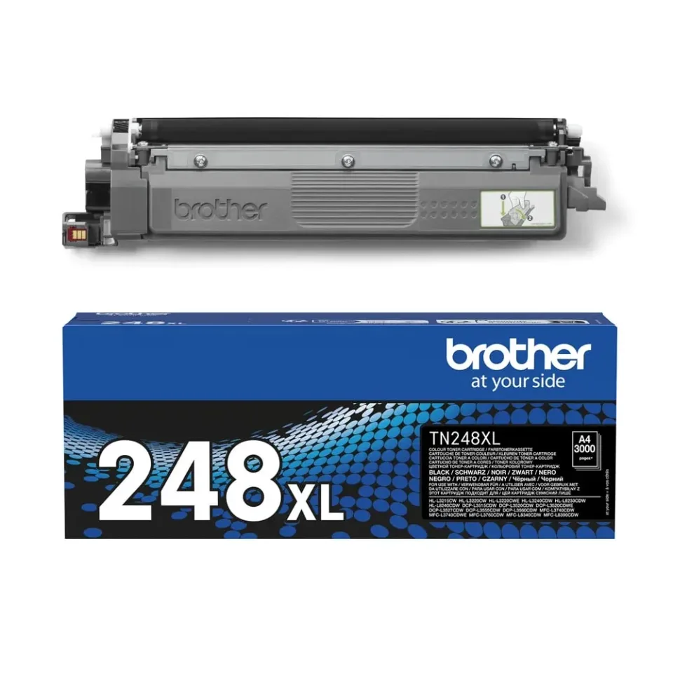 Brother Toner TN-248XLBK, 3000 pagini/5%, Negru