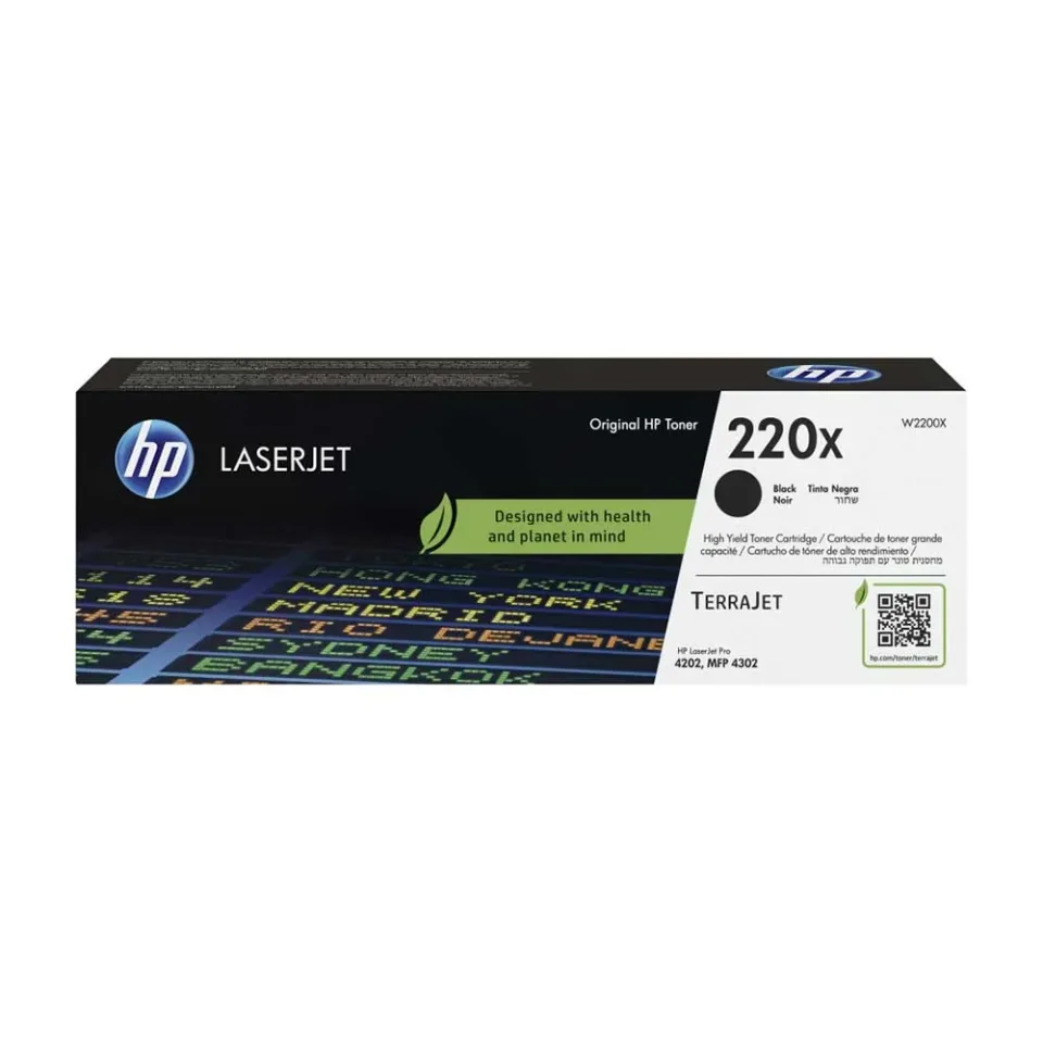 HP Toner 220X, W2200X, LJ PRO 4202/4302, 7500 pagini/5%, Negru