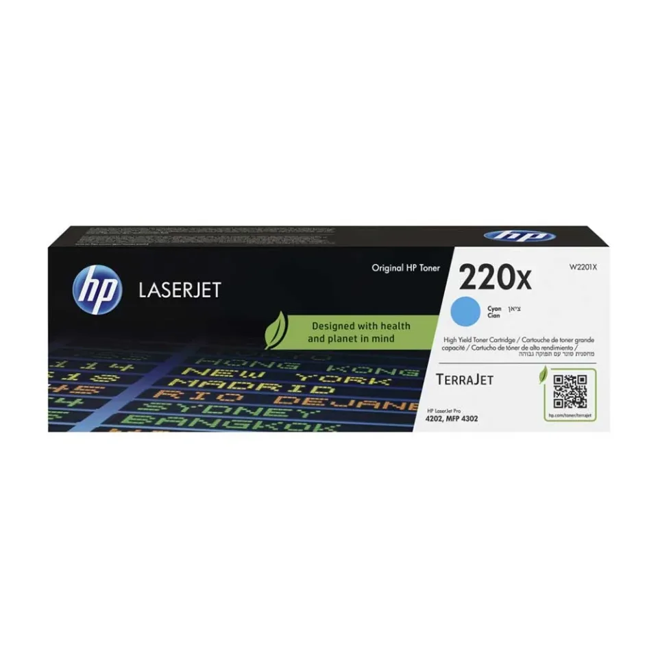 HP Toner 220X W2201X, LJ PRO 4202/4302, 5.500 pagini/5%, Cyan