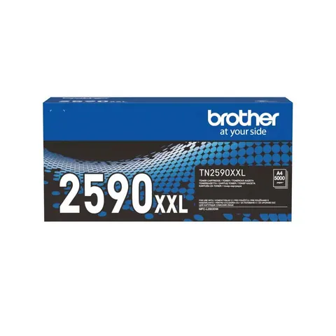 Brother Toner TN-2590XXL, 5000 pagini/5%, Negru