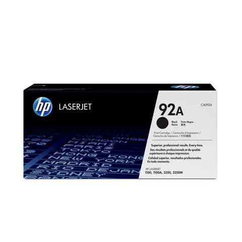 HP Toner C4092A, LJ 1100 2500, 2 500 pagini/5%, Negru