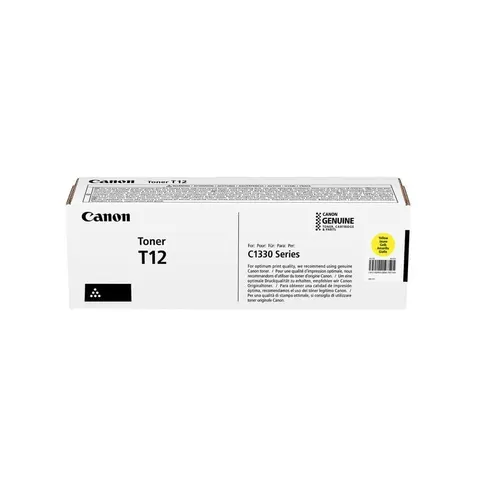 Canon Toner T12, 5300 pagini/5%, Galben