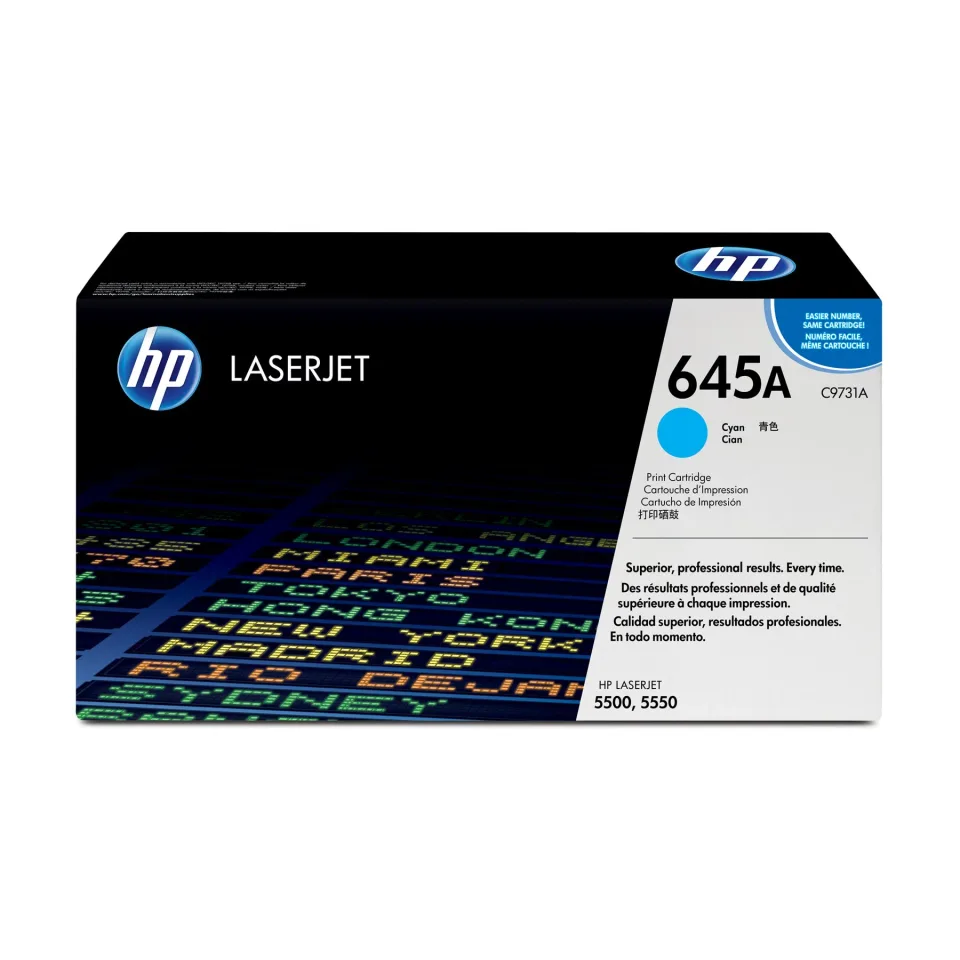 HP Toner C9731A, CLJ 5500, 12 000 pagini/5%, Cyan