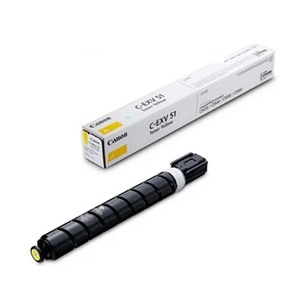Cartuș original de toner Canon C-EXV 51 IR, ADV55xx, 60000 pagini/5%, Galben