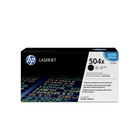 HP Toner CE250X, CM3530/CP3525, 10 500 pagini/5%, Negru