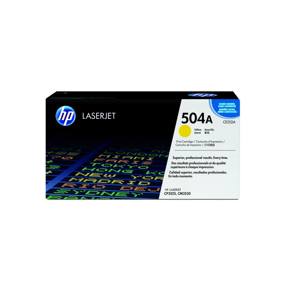 HP Toner CE252A, CM3530/CP3525, 7000 pagini/5%, Galben