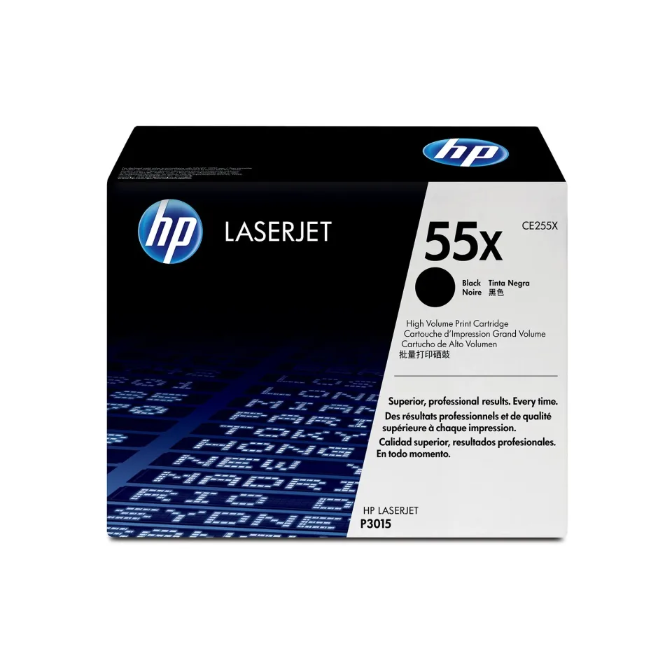 Toner HP CE255X, LJ3015, 12500 pagini/5%, Negru