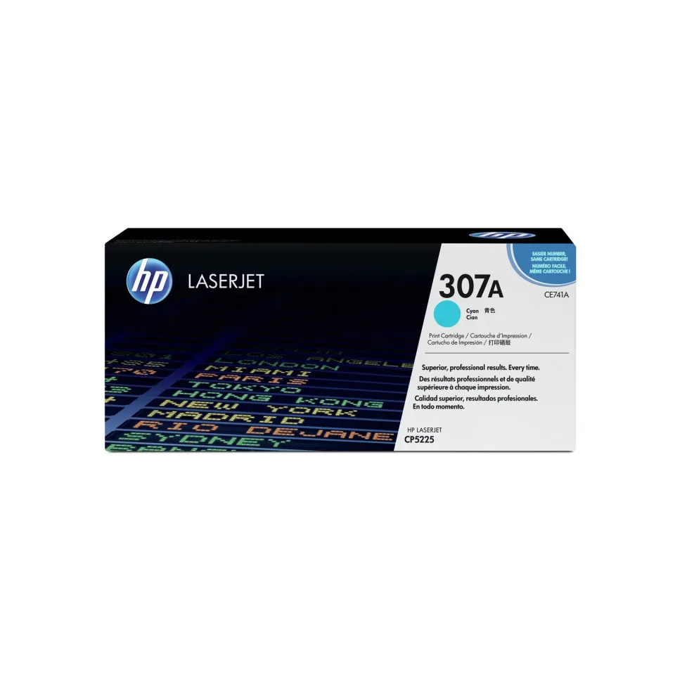 HP Toner CE741A, CP5225, 7300 pagini/5%, Cyan