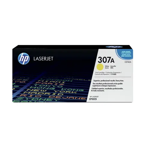 HP Toner CE742A, CP5225, 7300 pagini/5%, Galben
