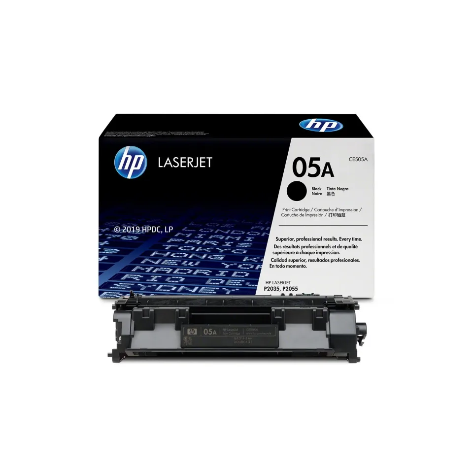 HP Toner CE505A, LJ P2035/2055, 2300 pagini/5%, Negru