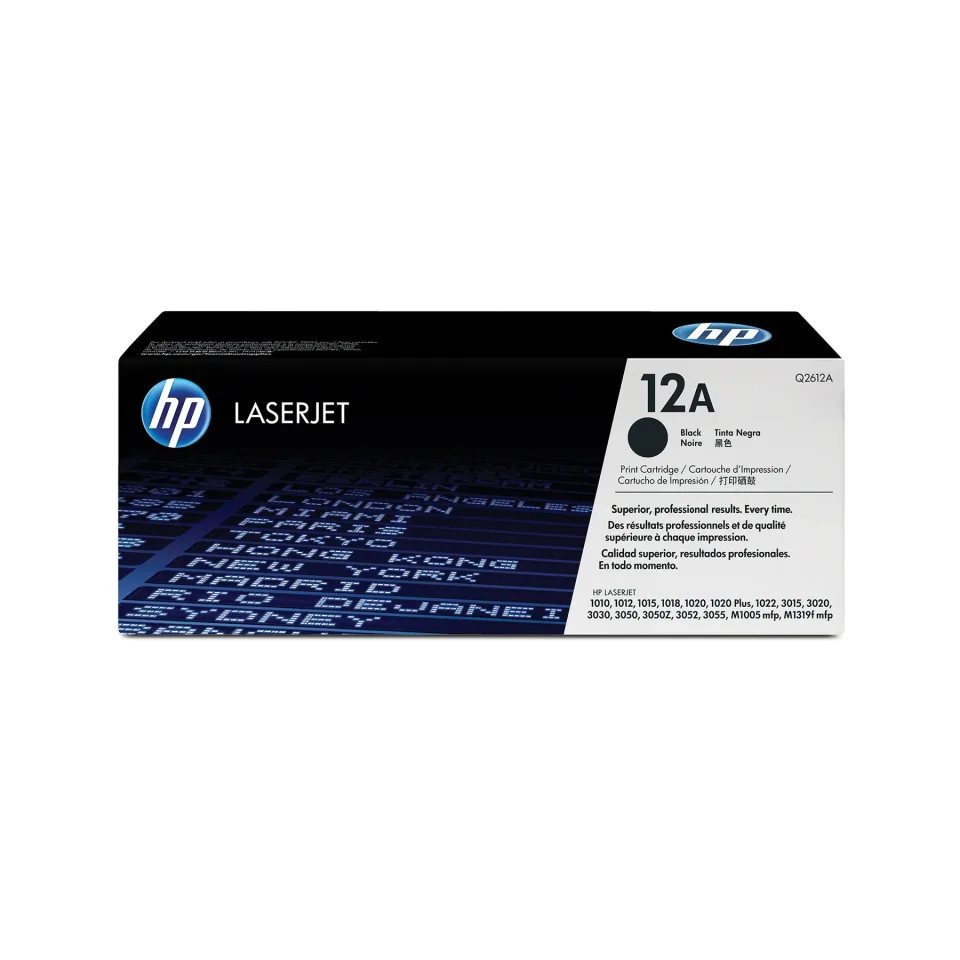 HP Toner Q2612A, LJ 1010/1020, 2000 pagini/5%, Negru