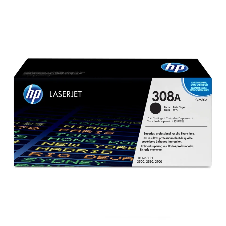 HP Toner Q2670A, 308A, LJ 3500, 6000 pagini/5%, Negru
