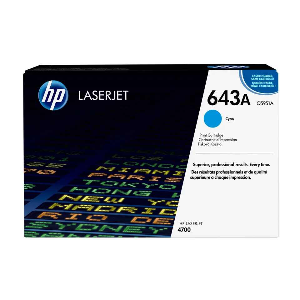 HP Toner Q5951A, LJ 4700, 10.000 pagini/5%, Cyan