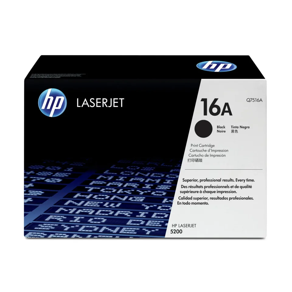 HP Toner Q7516A, LJ 5200, 12,000 pagini/5%