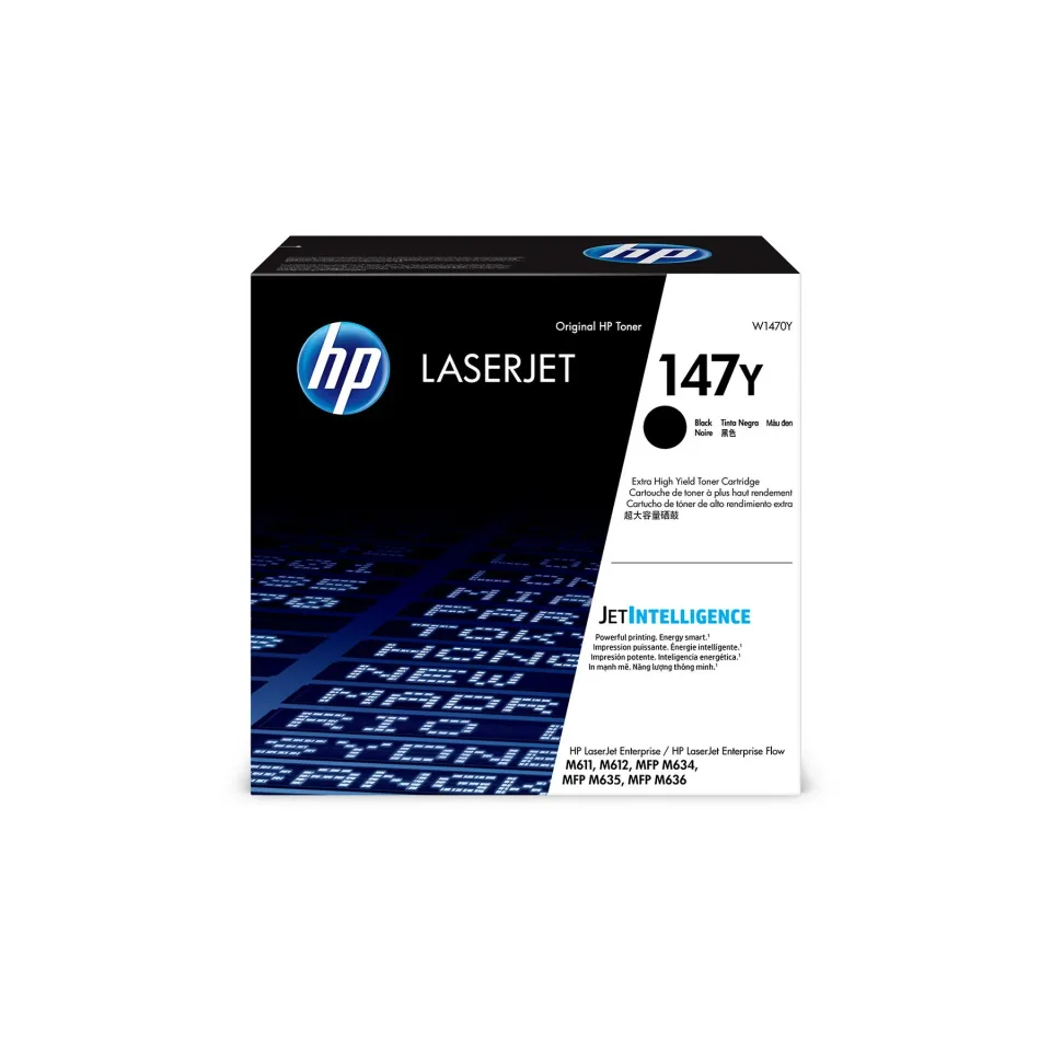 HP Toner 147Y, W1470Y, 42,000 pagini/5%, Negru