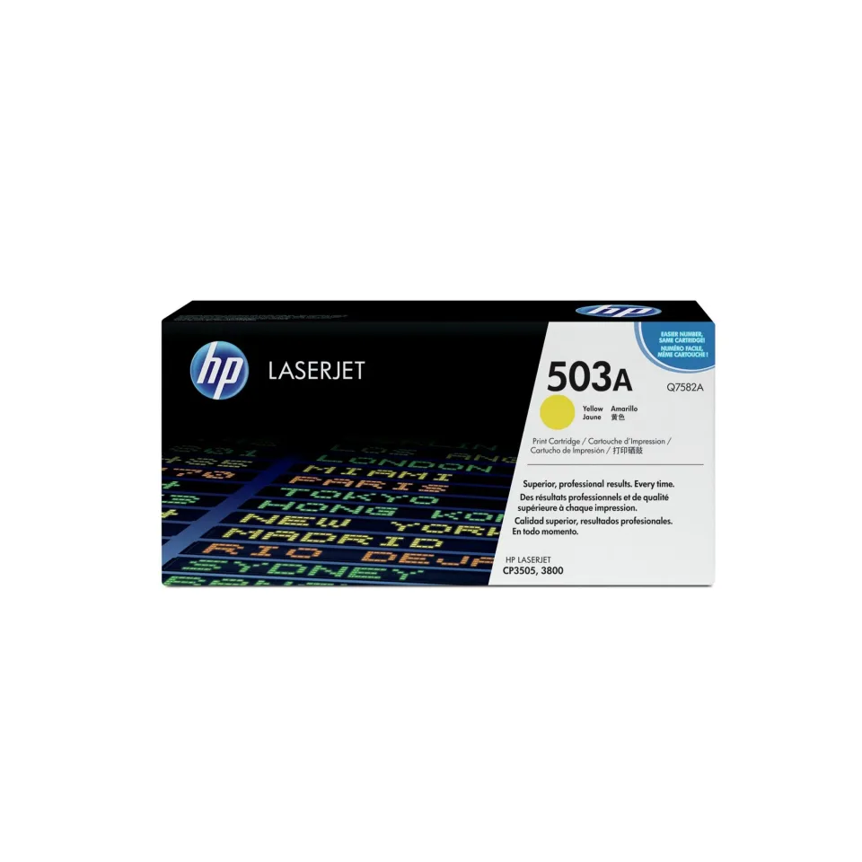 HP Toner Q7582A, CLJ3800, 6.000 pagini/5%, Galben