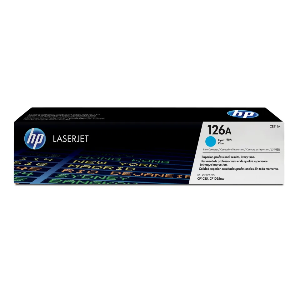 HP Toner CP1025, 126A, 1000 pagini/5%, Cyan