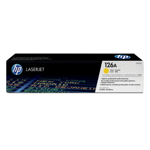 HP Toner CP1025, 126A, 1000 pagini/5%, Yellow