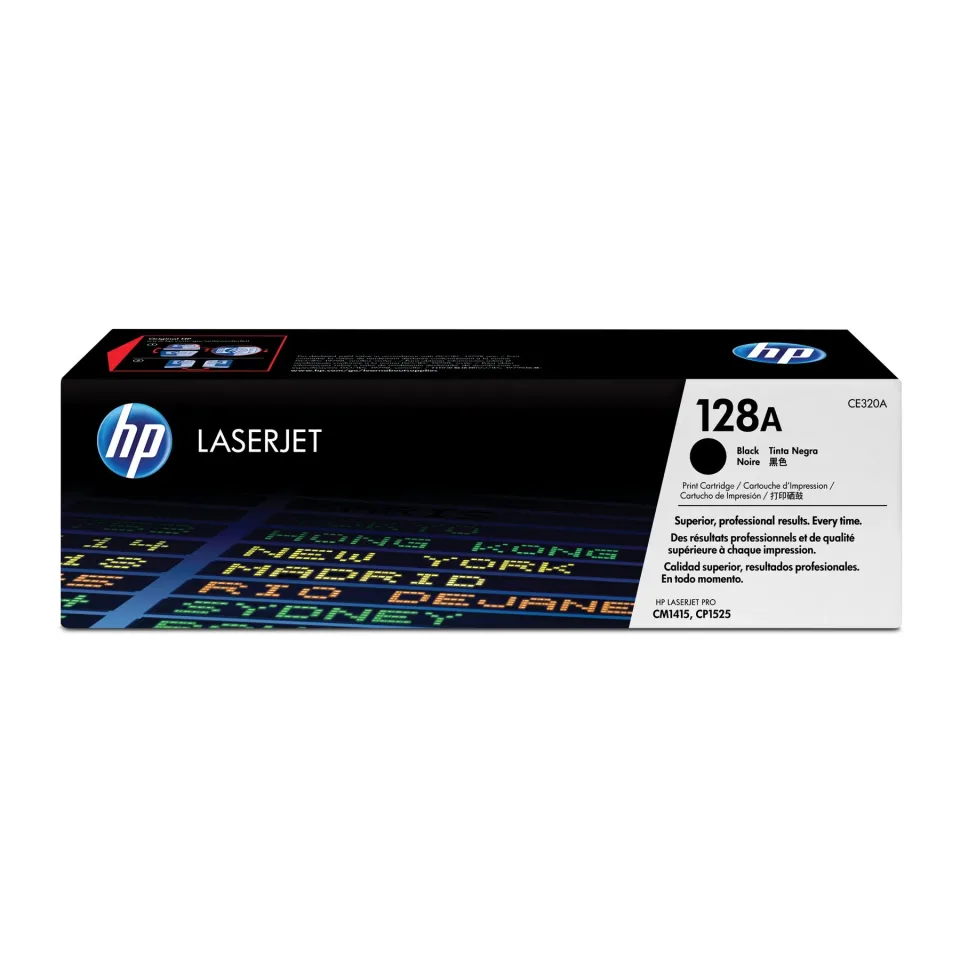HP Toner CM1415/CP1525, 128A, 2000 pagini/5%, Negru