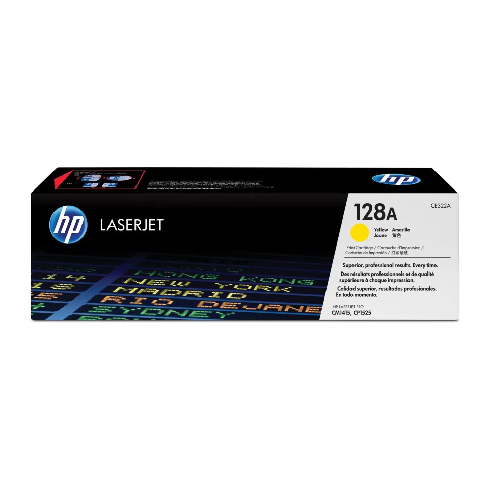 HP Toner CM1415/CP1525, 128A, 1300 pagini/5%, Galben
