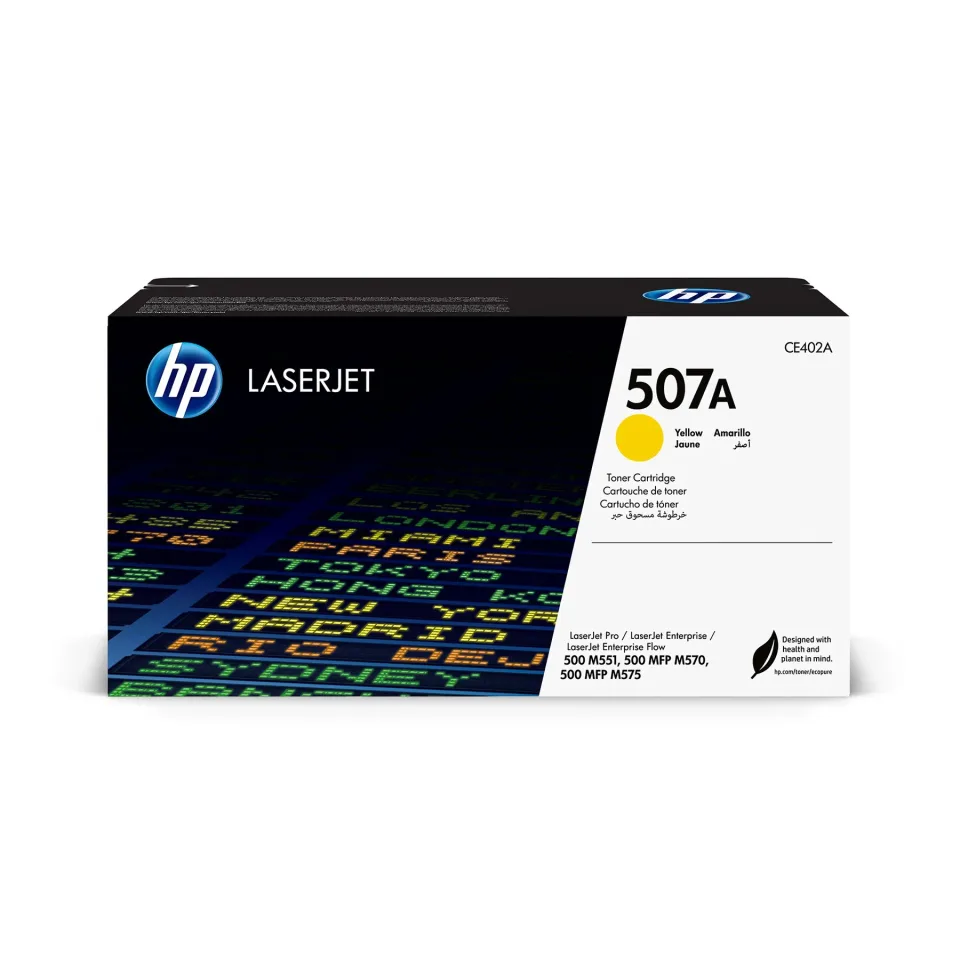 HP Toner CE402A, 507A, 6000 pagini/5%, Galben