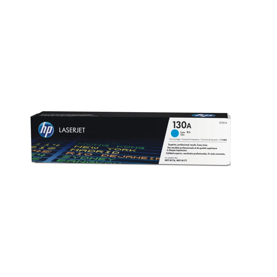 Ton­er HP CF351A, M176/177, 130A, 1000 pagini/5%, Cyan
