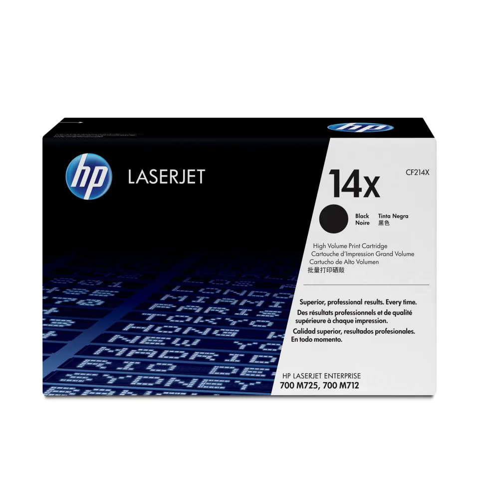 HP Toner CF214X, LJ 700/M712, 17 500 pagini/5%, Negru, 14 bucăți