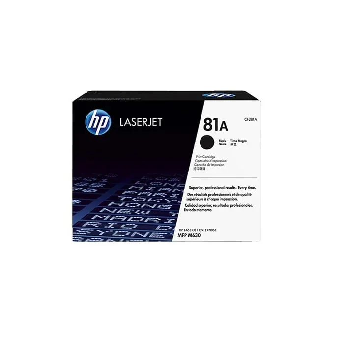 HP Toner CF281A 81A M630, 10.500 pagini/5%, Negru