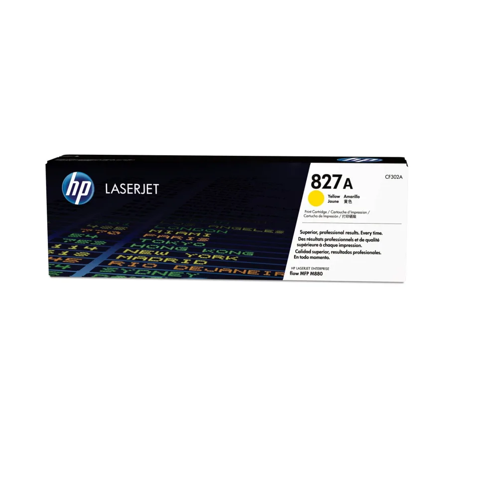 HP Toner CF302A, 827A, Galben
