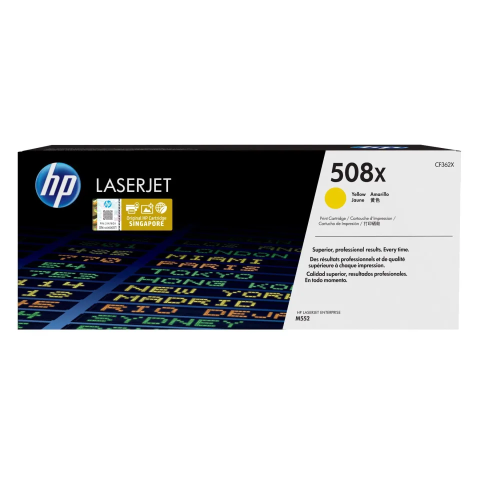 HP Toner CF362X, 508X, 9500 pagini/5%, Galben