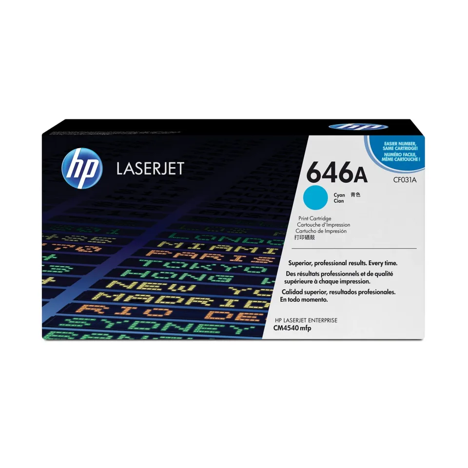 HP Toner CF031A, 12500 pagini/5%, Cyan
