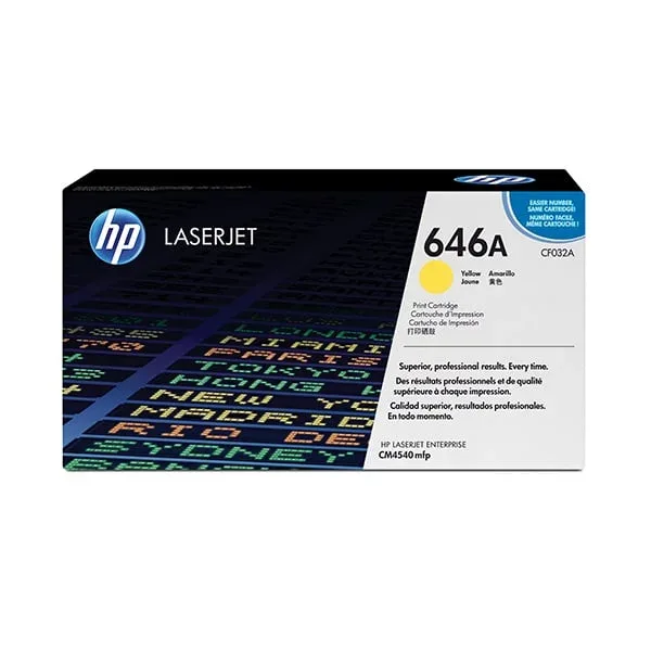 HP Toner CF032A, 12500 pagini/5%, Galben