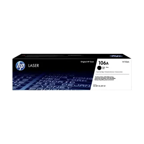 HP Toner 106A W1106A LJ 107/135/178/179, 1 000 pagini/5%, Negru
