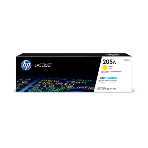 HP Toner CF532A 205A, 900 pagini/5%, Galben