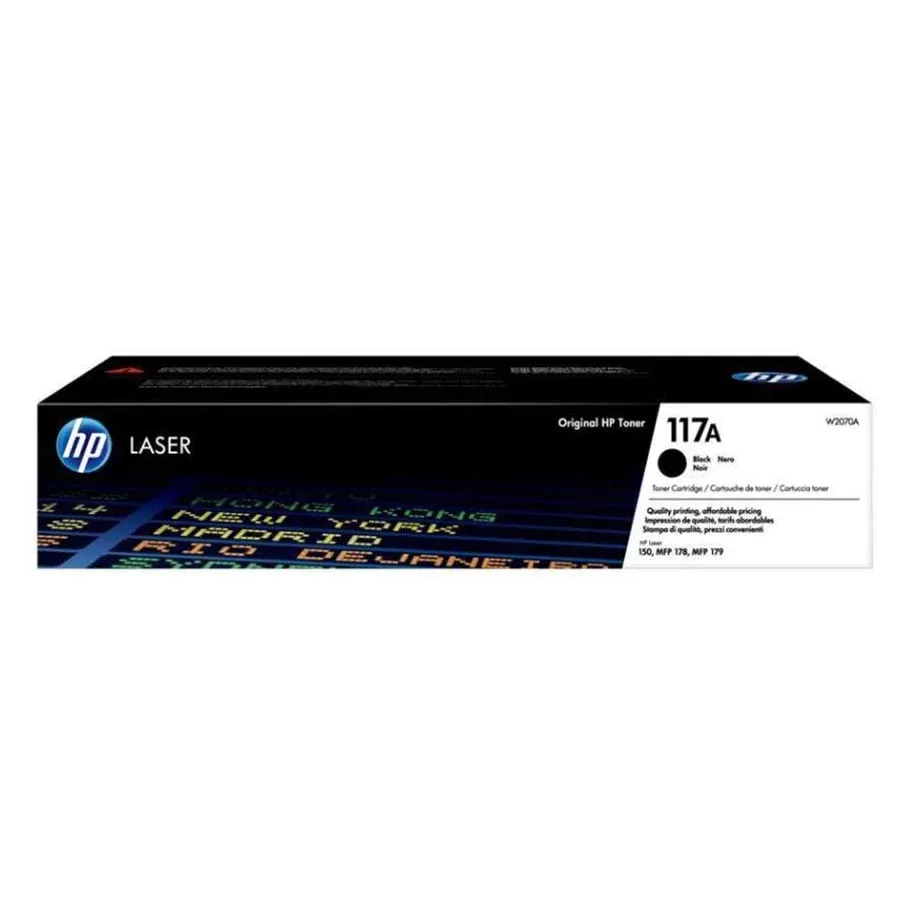HP Toner W2070A, 117A, 1000 pagini/5%, Negru